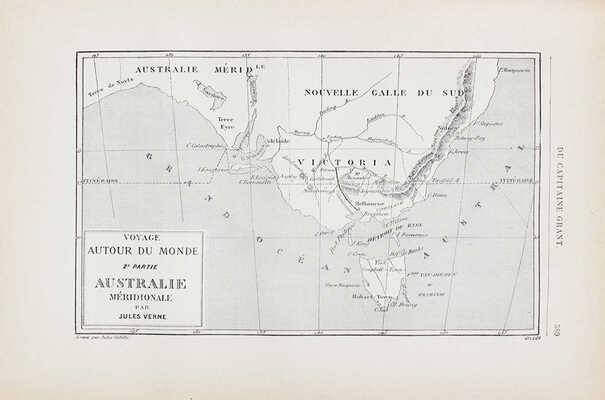[Верн Ж. Дети капитана Гранта. Путешествие по миру / Рис. Э. Риу, гравюры Паннемакера]. Paris, [1900-е].